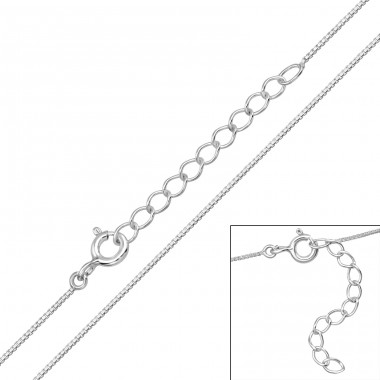 Káblová retiazka 39 cm - Šperkové Striebro 925 Strieborné Retiazky A4S48113