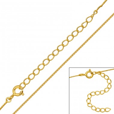 Snake chain 45 cm - 925 Sterling Silver Silver Chains A4S48620