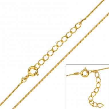  Snake chain 39 cm - 925 Sterling Silver Silver Chains A4S48622