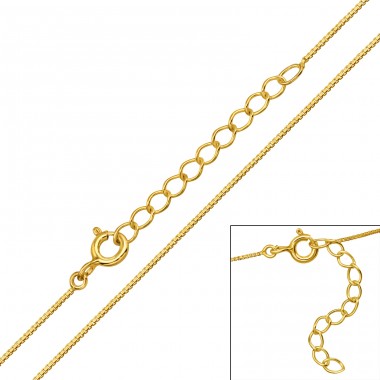  Cable chain 39 cm - 925 Sterling Silver Silver Chains A4S48634