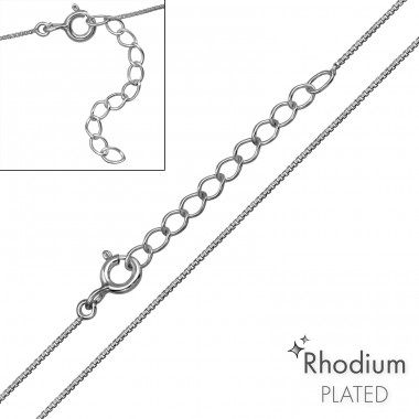 Káblová retiazka 39 cm - Šperkové Striebro 925 Strieborné Retiazky A4S48635