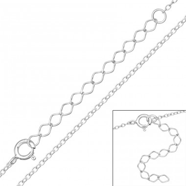 Cable Chain 54cm - 925 Sterling Silver Silver chains A4S48669