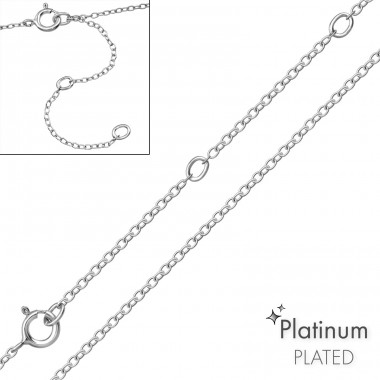 Cable Chain 55cm - 925 Sterling Silver Silver chains A4S48670