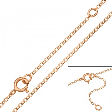 Cable Chain 45cm - 925 Sterling Silver Silver chains A4S48671