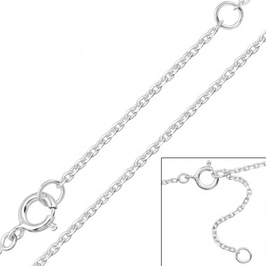 Cable Chain 39cm - 925 Sterling Silver Silver chains A4S48673