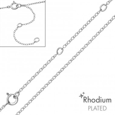 Cable Chain 45cm - 925 Sterling Silver Silver chains A4S48674