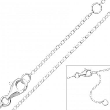 Cable Chain 45cm - 925 Sterling Silver Silver chains A4S48685