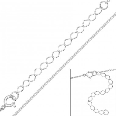 Řetízek 45 cm - Šperkovní Stříbro 925 Jenom Řetízek A4S48690