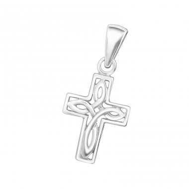 Cross - 925 Sterling Silver Pendants without stones A4S2961