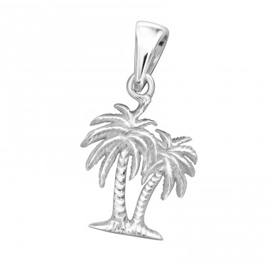 Palm Tree - 925 Sterling Silver Pendants without stones A4S32273