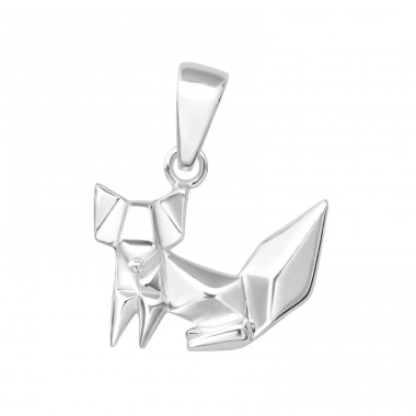 Origami Fox - 925 Sterling Silver Pendants without stones A4S35210