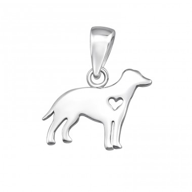 Dog - 925 Sterling Silver Pendants without stones A4S36741