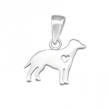 Dog - 925 Sterling Silver Pendants without stones A4S36741