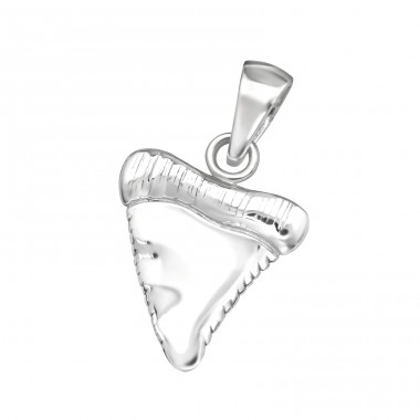 Shark's Tooth - 925 Sterling Silver Pendants without stones A4S44422