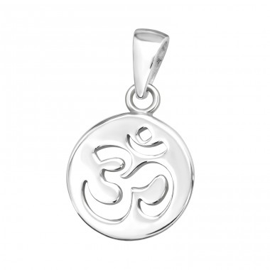 Anhänger "Om Symbol" - Sterling Silber 925 Anhänger ohne Steine A4S44428