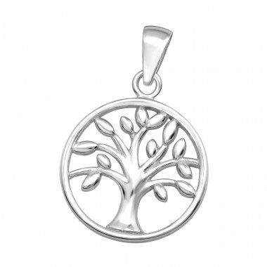 Laser Cut Tree Of Life - 925 Sterling Silver Pendants without stones A4S44443