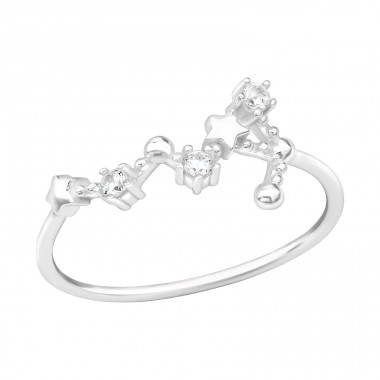 August-Jungfrau - Jewellery Silber 925 Ringe mit Zirkon A4S39351