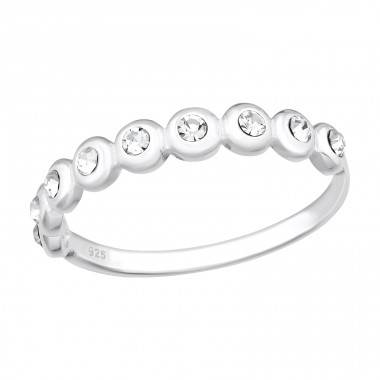 Dot Link - 925 Sterling Silver Rings with stones A4S40185