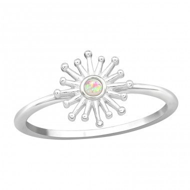 Twinkling Star - 925 Sterling Silver Rings With Stones A4S43594