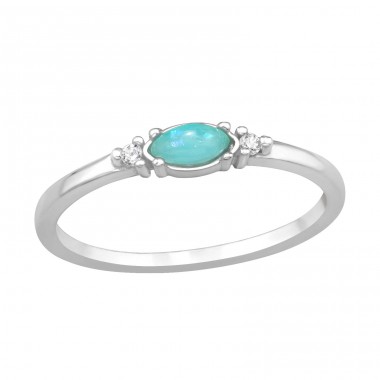 Marquise - 925 Sterling Silver Rings with stones A4S48223