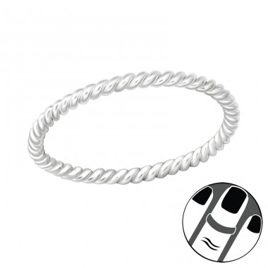 Seil - Silber 925 Midi-Ringe A4S36147