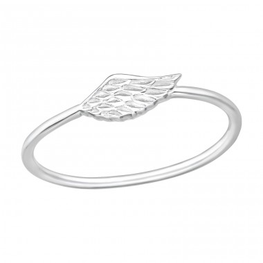 Wing - 925 Sterling Silver Basic Rings A4S17196