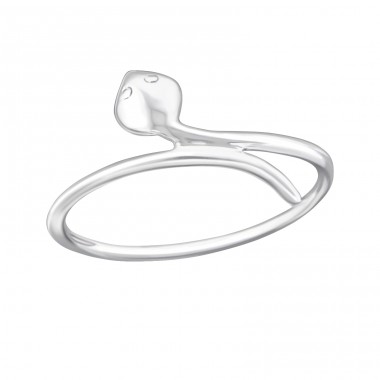 Snake - 925 Sterling Silver Basic Rings A4S18949