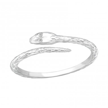 Snake - 925 Sterling Silver Basic Rings A4S30517