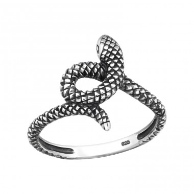 Snake - 925 Sterling Silver Basic Rings A4S32304