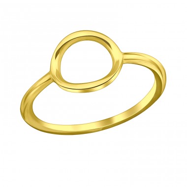 Oval - 925er Silber Basic Ringe A4S35282