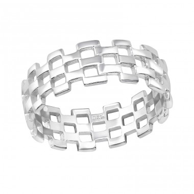 Chain - 925 Sterling Silver Basic Rings A4S35809