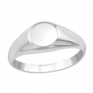 Round - 925 Sterling Silver Basic Rings A4S38657