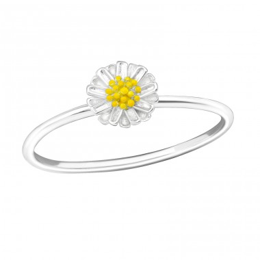 Eine Blume - 925er Silber Basic Ringe A4S39255