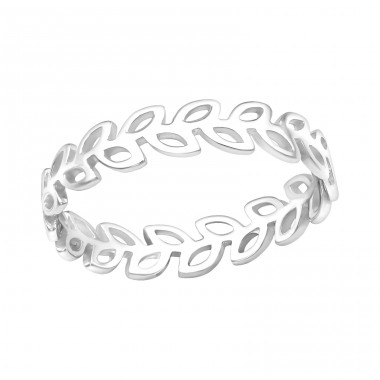 Leaves - 925 Sterling Silver Basic Rings A4S39495