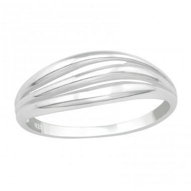 Stackable - 925 Sterling Silver Basic Rings A4S40058