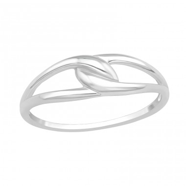 Knot - 925 Sterling Silver Basic Rings A4S40059