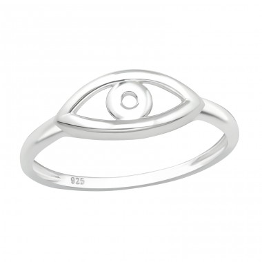 Evil Eye - 925 Sterling Silver Basic Rings A4S40071