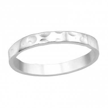 Patterned - 925 Sterling Silver Basic Rings A4S40457