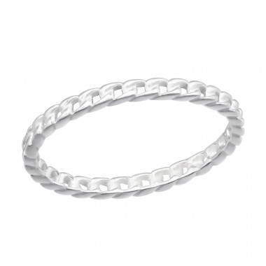 Chain - 925 Sterling Silver Basic Rings A4S40605