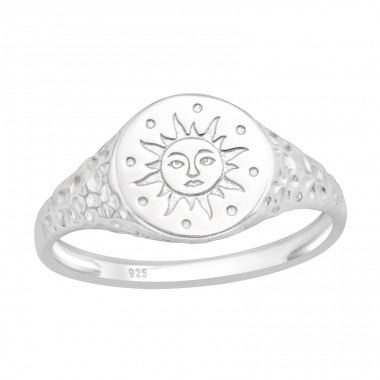 Sun - 925 Sterling Silver Basic Rings A4S41388