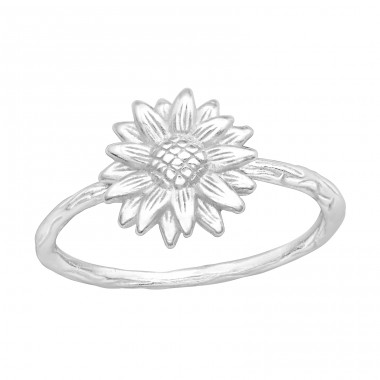 Blume - Silber 925 Ringe ohne Steine A4S41437