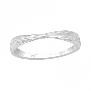 Twisted - Silber 925 Ringe ohne Steine A4S41441