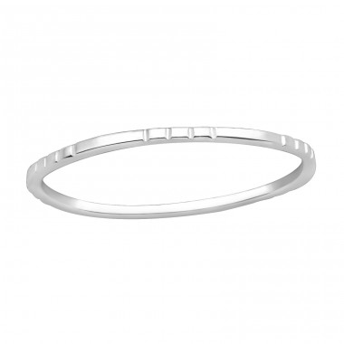 Schlicht - 925 Sterling Silber Ringe ohne Steine A4S43275