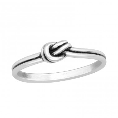 Knot - 925 Sterling Silver Basic Rings A4S45227