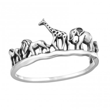 Animals - 925 Sterling Silver Basic Rings A4S46875