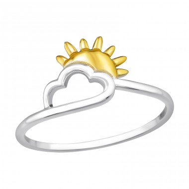 Clouded Sun - 925 Sterling Silver Basic Rings A4S47624