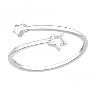 Star - 925 Sterling Silver Basic Rings A4S48644