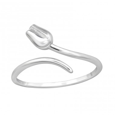 Tulip - 925 Sterling Silver Basic Rings A4S49178