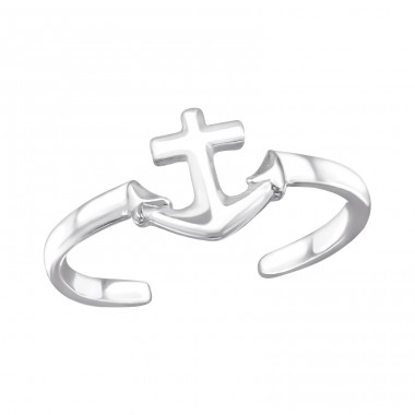 Anchor - 925 Sterling Silver Toe Rings A4S26198