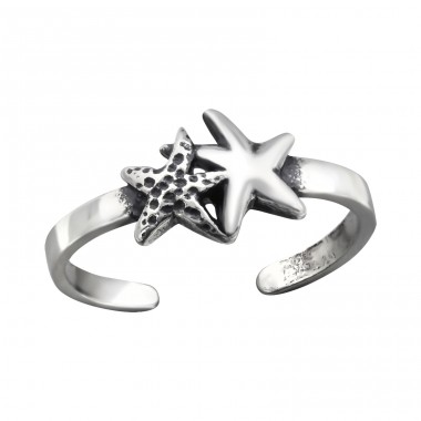 Starfish - 925 Sterling Silver Toe Rings A4S27180